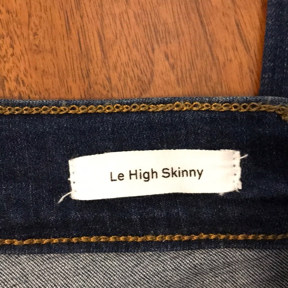 Frame Le High Triangle Selma Raw Hem Jeans - Picture 8 of 11